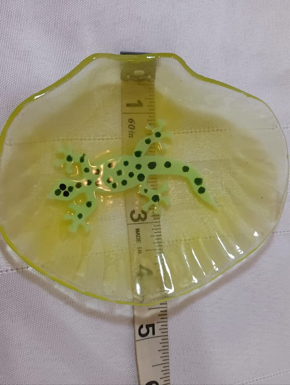 Gecko Glass Soap Dish